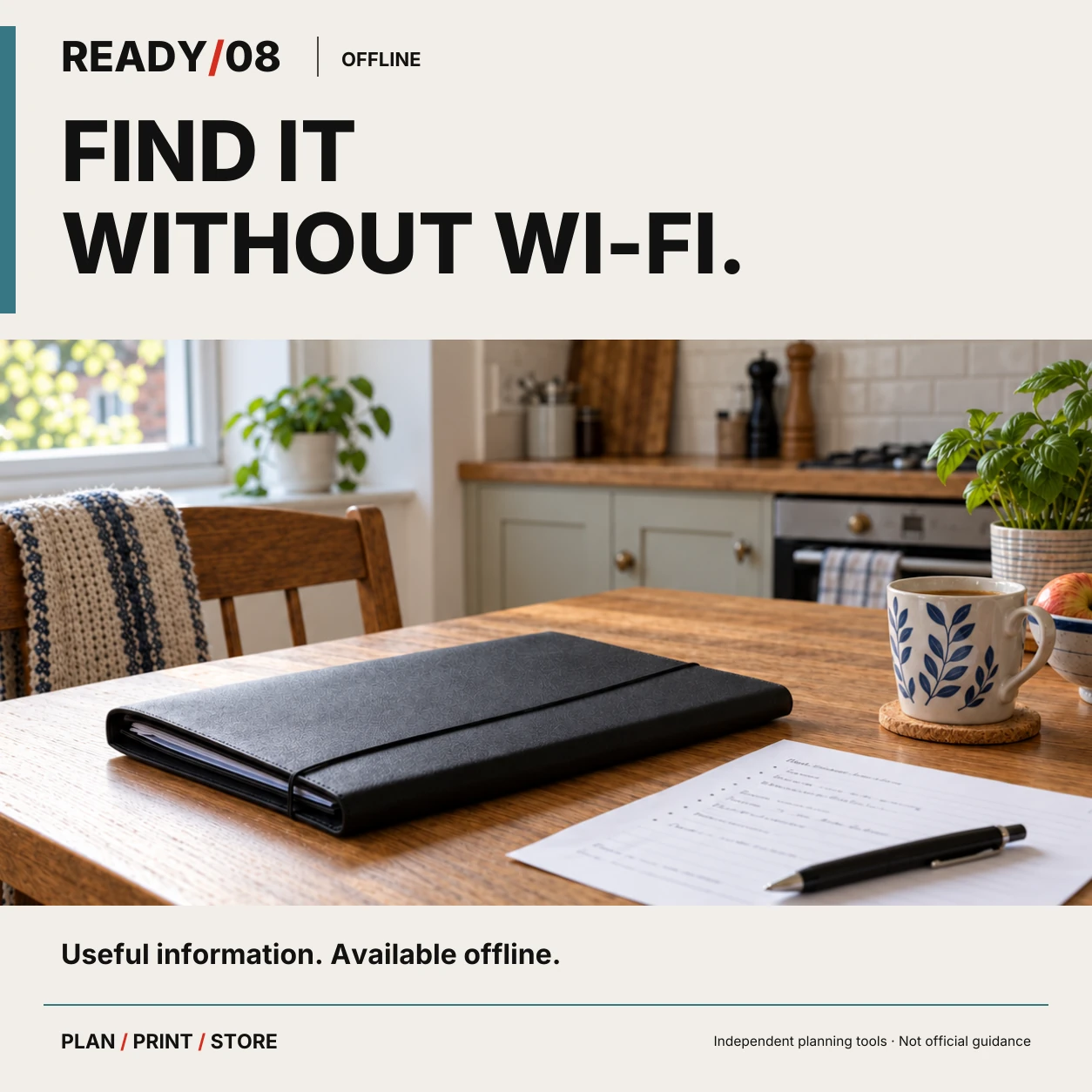 FIND IT WITHOUT WI-FI.