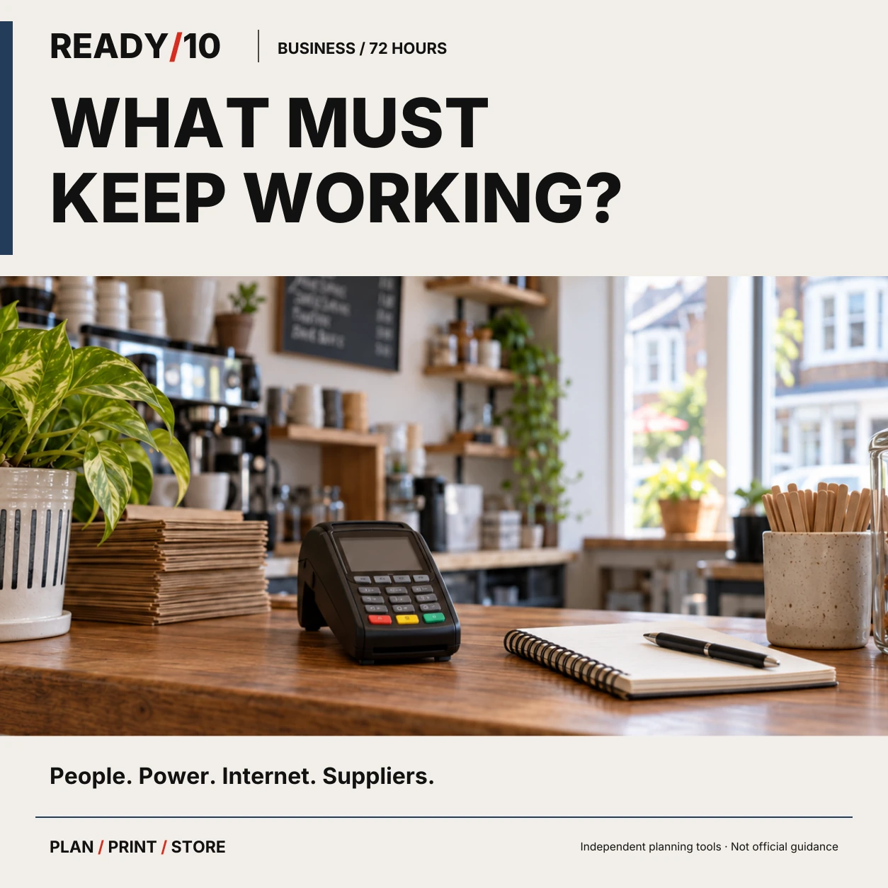 WHAT MUST KEEP WORKING?