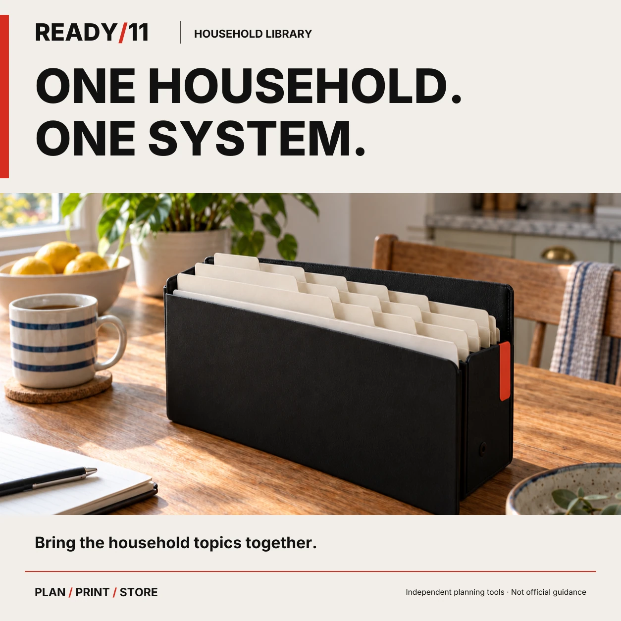 ONE HOUSEHOLD. ONE SYSTEM.